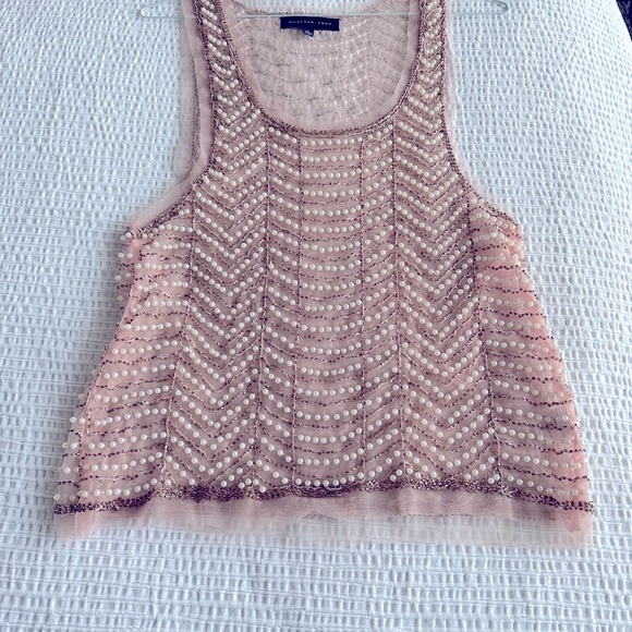 Tank top with pearls - Picture 4 of 6